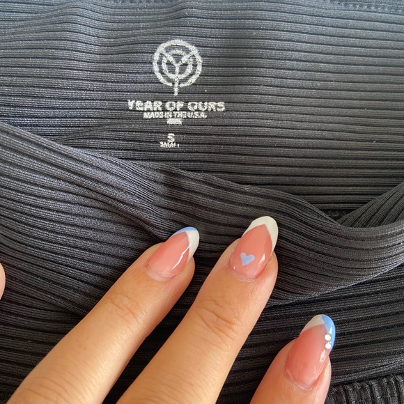 Year of Ours Black Ribbed Biker Short - Picture 6 of 6